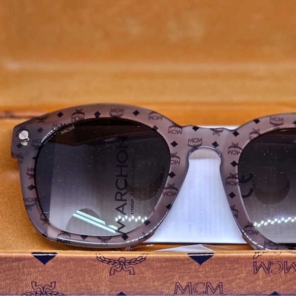 MCM Turtled Monogram Cateye Sunglasses NWT - 😎 Modern Creation München 🕶️ - Picture 5 of 12